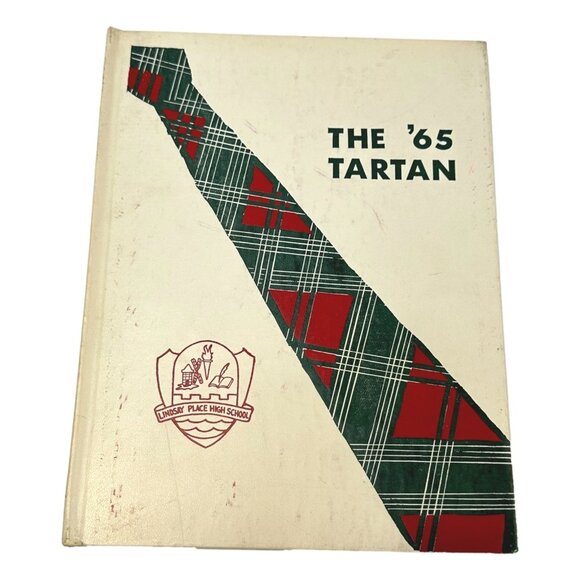 Yearbook Lindsay Place High School Tartan Tie Pointe Claire Quebec 1965 Book - Picture 1 of 7